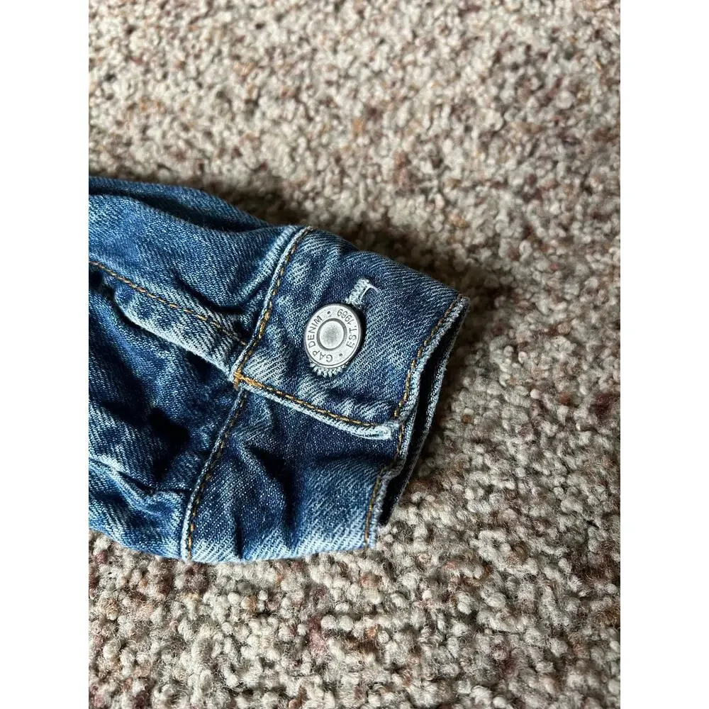 Boys Gap Denim Jacket, Small/8, Blue, Jean, 100% Cotton